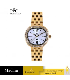 นาฬิกา PPC FONTAINEBLEAU PPC-EG06-GD-WE CANNES EG06  22 MM,GOLD / WHITE	