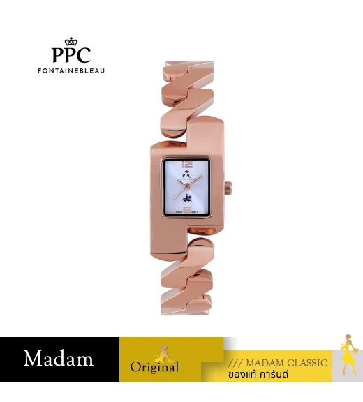 นาฬิกา PPC FONTAINEBLEAU PPC-EF24-RG-WE CANNES EF24 22 MM,ROSEGOLD / WHITE นาฬิกา PPC FONTAINEBLEAU PPC-EF24-RG-WE CANNES EF24 22 MM,ROSEGOLD / WHITE