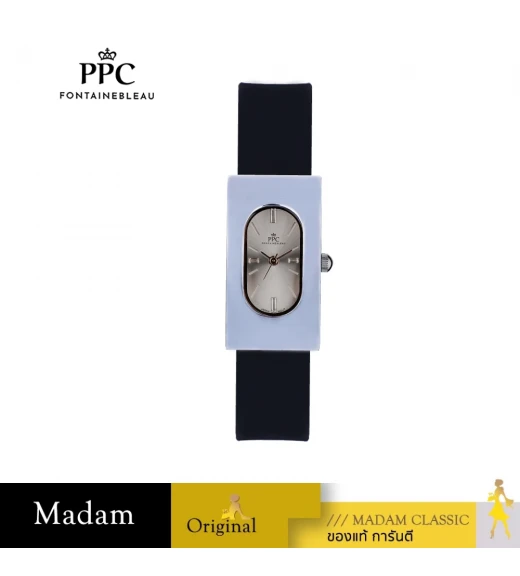 นาฬิกา PPC FONTAINEBLEAU PPC-DF03-BK-GY DORÉE OVALE CARRÉ MODERN 20.5 MM,BLACK / GREY นาฬิกา PPC FONTAINEBLEAU PPC-DF03-BK-GY DORÉE OVALE CARRÉ MODERN 20.5 MM,BLACK / GREY