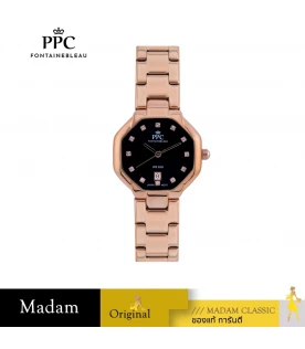 นาฬิกา PPC FONTAINEBLEAU PPC-EF02-RG-BK PHILIP EF02 28 MM,ROSEGOLD / BLACK	