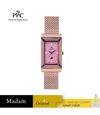 นาฬิกา PPC FONTAINEBLEAU PPC-EF22-RG-PK DORÉE EF22 22 MM,ROSEGOLD / PINK	