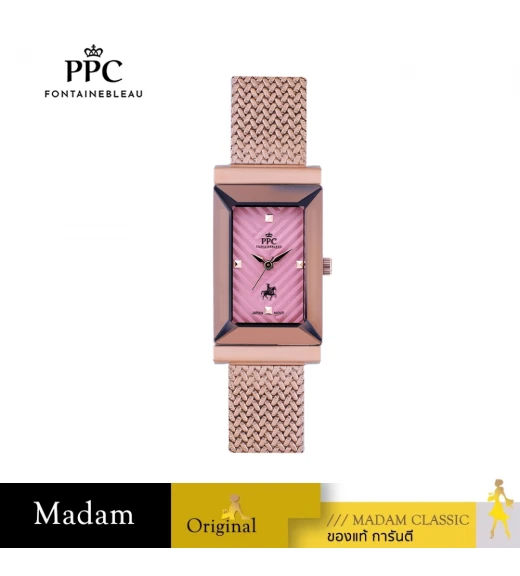 นาฬิกา PPC FONTAINEBLEAU PPC-EF22-RG-PK DORÉE EF22 22 MM,ROSEGOLD / PINK	