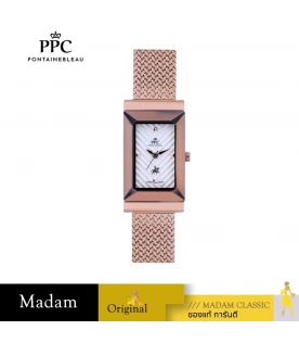 นาฬิกา PPC FONTAINEBLEAU PPC-EF22-RG-WE DORÉE EF22 22 MM,ROSEGOLD / WHITE	