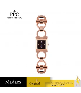 นาฬิกา PPC FONTAINEBLEAU PPC-EF23-RG-BR DORÉE EF23 23 MM,ROSEGOLD / BROWN	