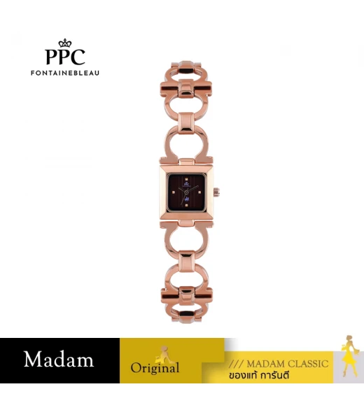 นาฬิกา PPC FONTAINEBLEAU PPC-EF23-RG-BR DORÉE EF23 23 MM,ROSEGOLD / BROWN	