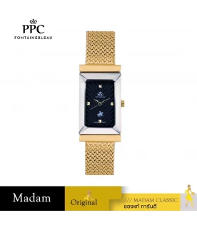 นาฬิกา PPC FONTAINEBLEAU PPC-EF22-GD-BK DORÉE EF22 22 MM,GOLD / BLACK