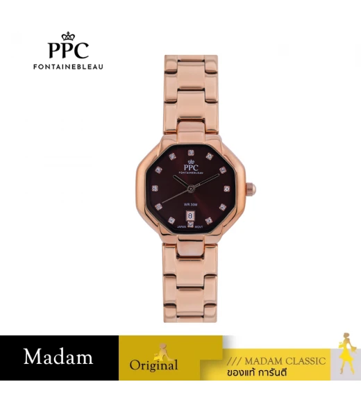 นาฬิกา PPC FONTAINEBLEAU PPC-EF02-RG-BR PHILIP EF02 28 MM,ROSEGOLD / BROWN นาฬิกา PPC FONTAINEBLEAU PPC-EF02-RG-BR PHILIP EF02 28 MM,ROSEGOLD / BROWN