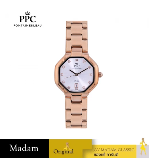 นาฬิกา PPC FONTAINEBLEAU PPC-EF02-RG-WE PHILIP EF02 28 MM,ROSEGOLD / WHITE นาฬิกา PPC FONTAINEBLEAU PPC-EF02-RG-WE PHILIP EF02 28 MM,ROSEGOLD / WHITE