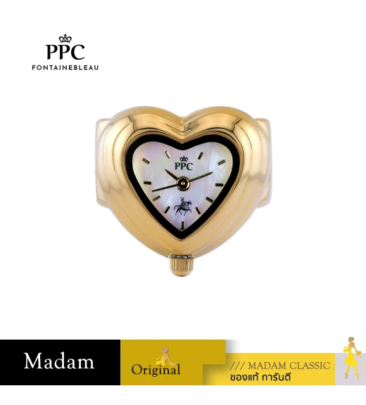 นาฬิกา  PPC FONTAINEBLEAU PPC-EH01-GD17 CANNES EH01 22.5 MM,GOLD	