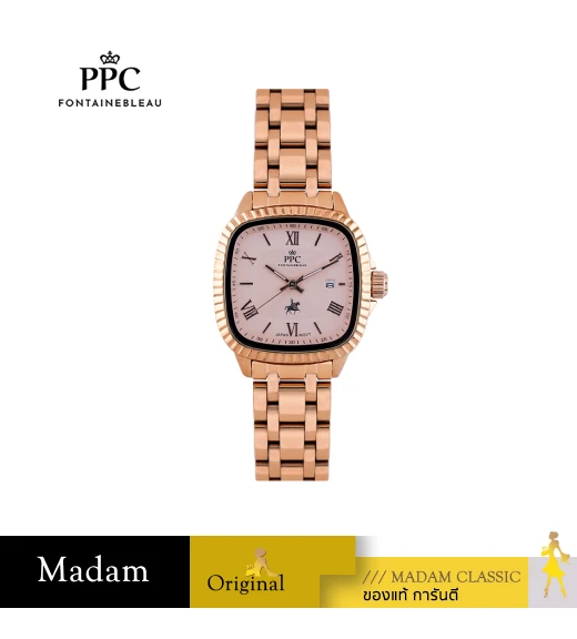 นาฬิกา PPC FONTAINEBLEAU PPC-EF14-RG DORÉE EF14 28 MM,ROSEGOLD	