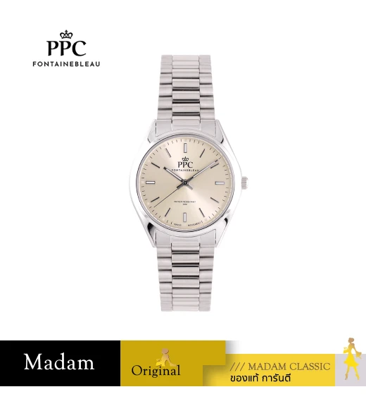 นาฬิกา PPC FONTAINEBLEAU PPC-ED14-WN LE BRETON ED14 34 MM,WINE	