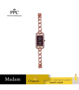 นาฬิกา PPC FONTAINEBLEAU PPC-EF19-RG-BR DORÉE EF19 20.5 MM,ROSEGOLD / BROWN	