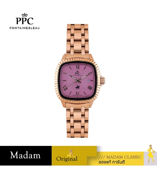 นาฬิกา PPC FONTAINEBLEAU PPC-EF14-RG-PK DORÉE EF14 28 MM ROSEGOLD / PINK นาฬิกา PPC FONTAINEBLEAU PPC-EF14-RG-PK DORÉE EF14 28 MM ROSEGOLD / PINK