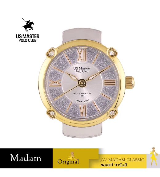 นาฬิกา US MASTER NEW YORK USM-EC20-SGD-WE DIANA EC20 20 MM,SILVER GOLD / WHITE	