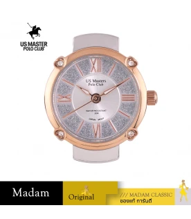 นาฬิกา US MASTER NEW YORK  USM-EC20-SRG-WE DIANA EC20 20 MM,SILVER ROSEGOLD / WHITE	