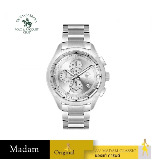 นาฬิกา SANTA BARBARA POLO & RACQUET CLUB SB.1.10614 LEGEND GENTS SB.1.10614 45*41 MM,WHITE นาฬิกา SANTA BARBARA POLO & RACQUET CLUB SB.1.10614 LEGEND GENTS SB.1.10614 45*41 MM,WHITE