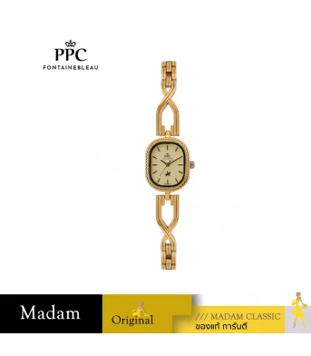 นาฬิกา PPC FONTAINEBLEAU PPC-EF08-GD DORÉE EF08 23 MM,GOLD	