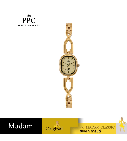 นาฬิกา PPC FONTAINEBLEAU PPC-EF08-GD DORÉE EF08 23 MM,GOLD นาฬิกา PPC FONTAINEBLEAU PPC-EF08-GD DORÉE EF08 23 MM,GOLD