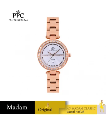 นาฬิกา PPC FONTAINEBLEAU PPC-EG07-RG-WE ÉTOILE EG07 30 MM,ROSEGOLD / WHITE	