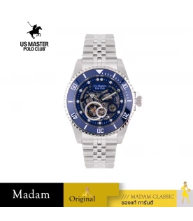 นาฬิกา US MASTER NEW YORK USM-EF10-NV ABRAHAM SKELETON AUTOMATIC EF10 44 MM,NAVY BLUE