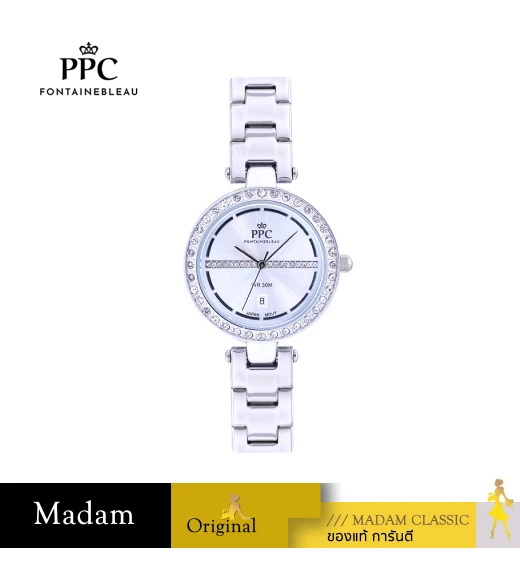 นาฬิกา PPC FONTAINEBLEAU PPC-EG07-WE ÉTOILE EG07 30 MM,WHITE	