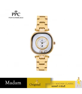 นาฬิกา PPC FONTAINEBLEAU PPC-EF12-GD-WE CANNES EF12 30 MM,GOLD / WHITE	
