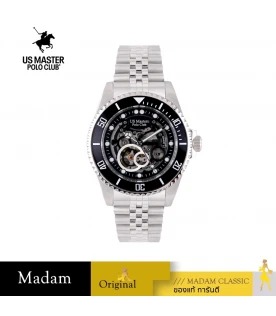 นาฬิกา US MASTER NEW YORK USM-EF10-BK ABRAHAM SKELETON AUTOMATIC EF10 44 MM,BLACK