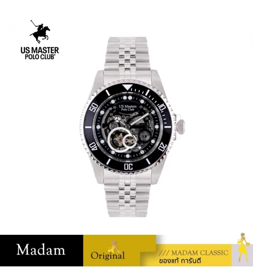 นาฬิกา US MASTER NEW YORK USM-EF10-BK ABRAHAM SKELETON AUTOMATIC EF10 44 MM,BLACK