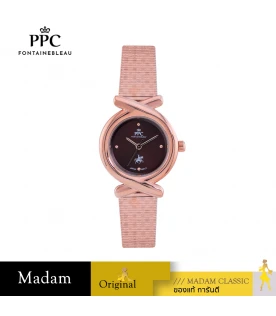 นาฬิกา PPC FONTAINEBLEAU PPC-EF20-RG-BR CANNES EF20 28 MM,ROSEGOLD / BROWN	