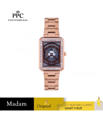 นาฬิกา PPC FONTAINEBLEAU PPC-EF17-RG-BR DORÉE EF17 28.5 MM,ROSEGOLD / BROWN	