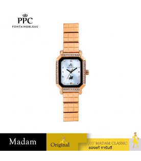 นาฬิกา PPC FONTAINEBLEAU PPC-EF16-RG-WE DORÉE EF16 23 MM,ROSEGOLD / WHITE	