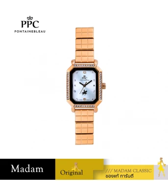 นาฬิกา PPC FONTAINEBLEAU PPC-EF16-RG-WE DORÉE EF16 23 MM,ROSEGOLD / WHITE	
