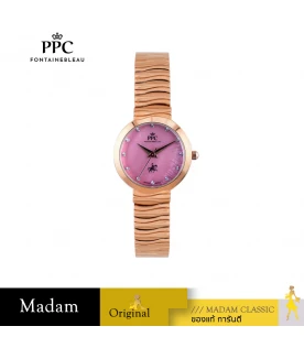 นาฬิกา PPC FONTAINEBLEAU  PPC-EF13-RG-PK LER BRETON EF13 30 MM,ROSEGOLD / PINK	