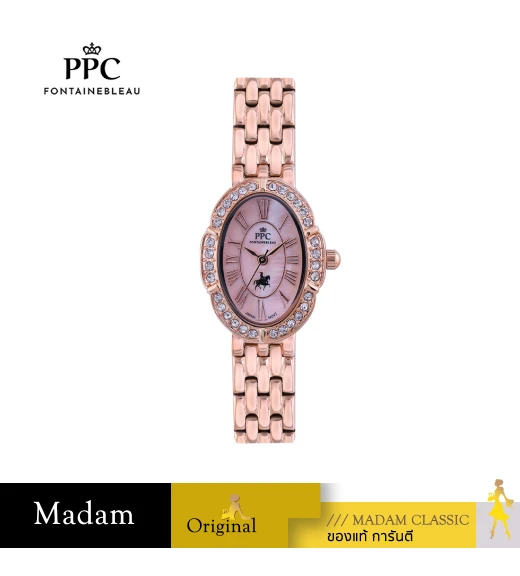 นาฬิกา PPC FONTAINEBLEAU PPC-EF07-RG OVALE EF07 22 MM,ROSEGOLD	