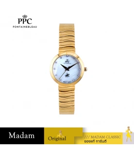 นาฬิกา PPC FONTAINEBLEAU PPC-EF13-GD-WE LER BRETON EF13  30 MM,GOLD / WHITE	