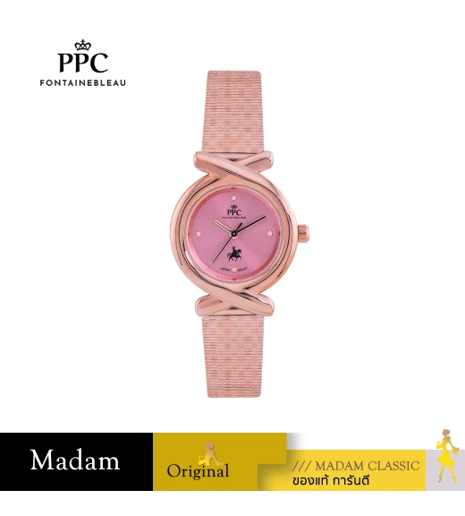 นาฬิกา PPC FONTAINEBLEAU PPC-EF20-RG-PK CANNES EF20 28 MM,ROSEGOLD / PINK	