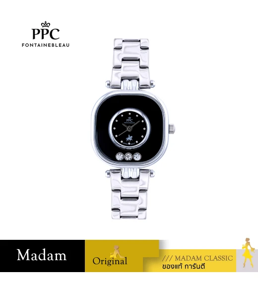 นาฬิกา PPC FONTAINEBLEAU PPC-EF12-BK CANNES EF12 30 MM,BLACK	