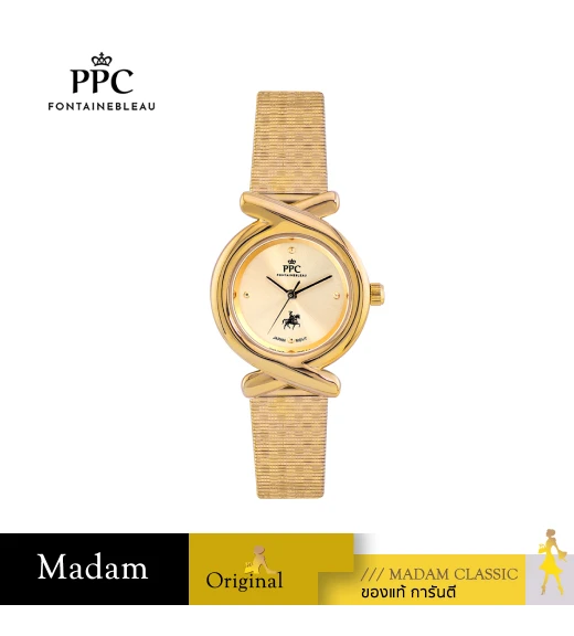 นาฬิกา PPC FONTAINEBLEAU PPC-EF20-GD CANNES EF20 28 MM,GOLD	