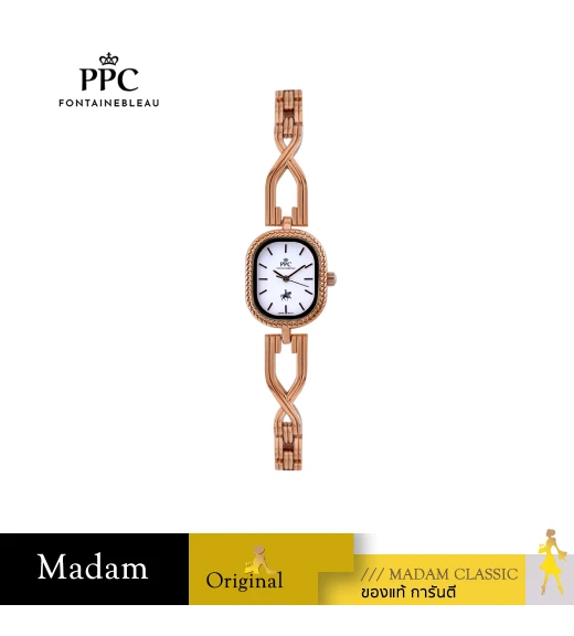 นาฬิกา PPC FONTAINEBLEAU PPC-EF08-RG-WE DORÉE EF08 23 MM,ROSEGOLD / WHITE	