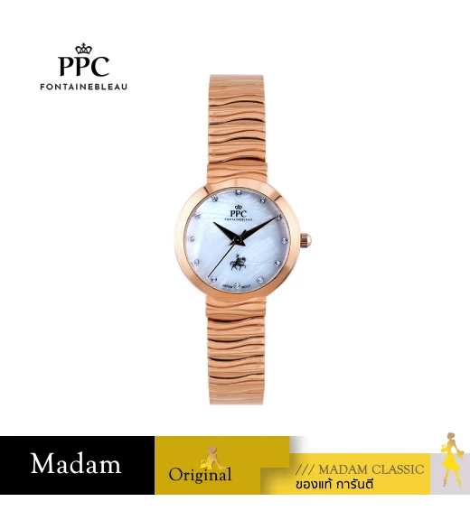 นาฬิกา PPC FONTAINEBLEAU PPC-EF13-RG-WE LER BRETON EF13 30 MM,ROSEGOLD / WHITE	