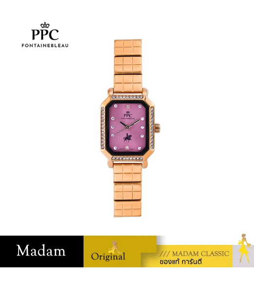 นาฬิกา PPC FONTAINEBLEAU PPC-EF16-RG-PK DORÉE EF16 23 MM,ROSEGOLD / PINK	