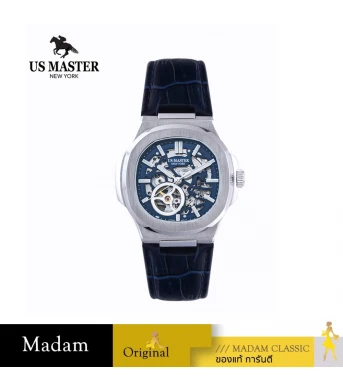 นาฬิกา US MASTER NEW YORK SET.USM-EF15-BU-BU EMPIRE SKELTON 43 MM,BLUE / BLUE	