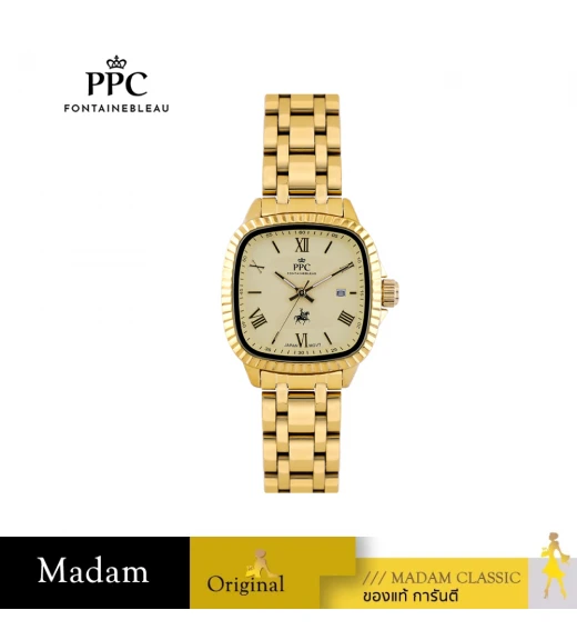 นาฬิกา PPC FONTAINEBLEAU PPC-EF14-GD DORÉE EF14 28 MM,GOLD	