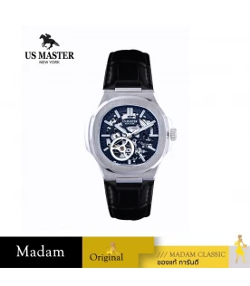 นาฬิกา US MASTER NEW YORK SET.USM-EF15-BK-BK EMPIRE SKELTON 43 MM,BLACK / BLACK	