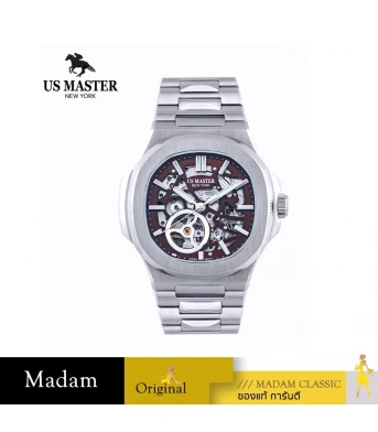นาฬิกา US MASTER NEW YORK SET.USM-EF14-BR EMPIRE SKELTON EF14 43 MM,BROWN	
