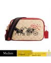 กระเป๋าสะพายข้าง COACH C2180 LUNAR NEW YEAR JES CROSSBODY IN SIGNATURE CANVAS WITH OX AND CARRIAG (IMOT4)