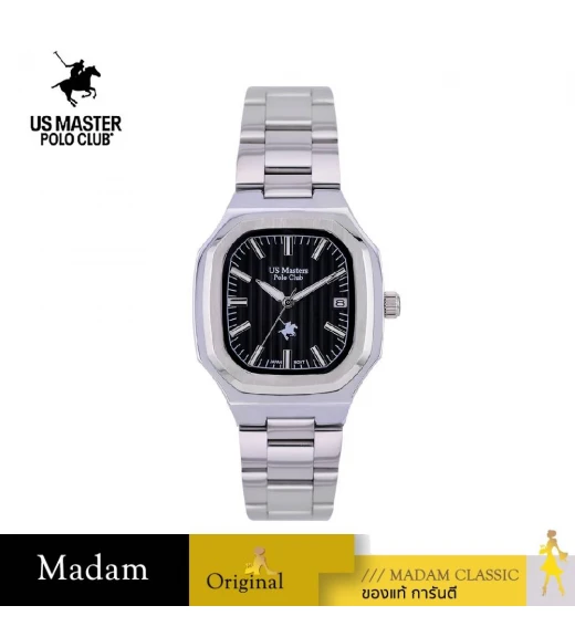 นาฬิกา US MASTERS POLO CLUB USM-DI02-BK TIMES SQUARE GRAND CURTAIN DATE BLACK 35 MM,BLACK