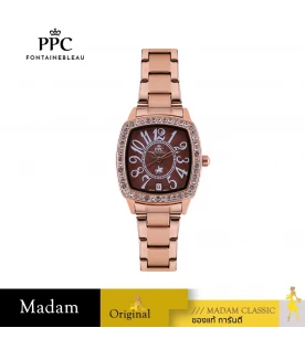 นาฬิกา PPC FONTAINEBLEAU PPC-EJ04-RG-BR DORÉE EJ04 30 MM,ROSEGOLD / BROWN