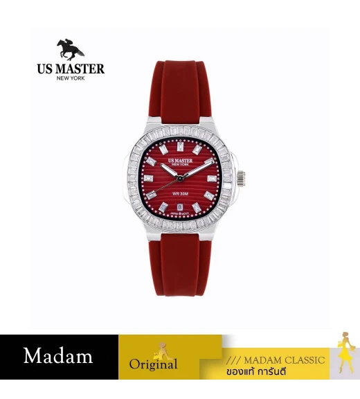 นาฬิกา US MASTER NEW YORK USM-EC01-RD-RD EMPIRE LADY EC01 36 MM,RED / RED	