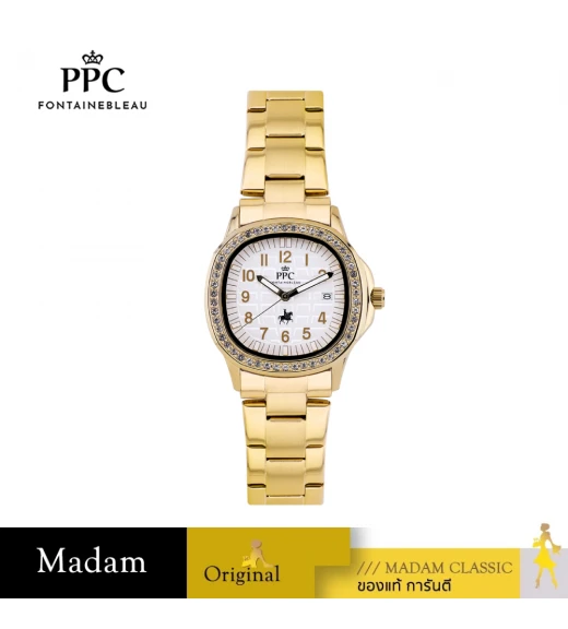 นาฬิกา PPC FONTAINEBLEAU PPC-EJ03-GD-WE ÉTOILE EJ03 36 MM,GOLD / WHITE	